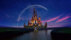 Enjoy This Aesthetic Disney Laptop Wallpaper And Feel Like Part Of A Magical World. Wallpaper