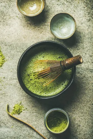 Enjoy This Unique Matcha Green Tea Flavor Wallpaper