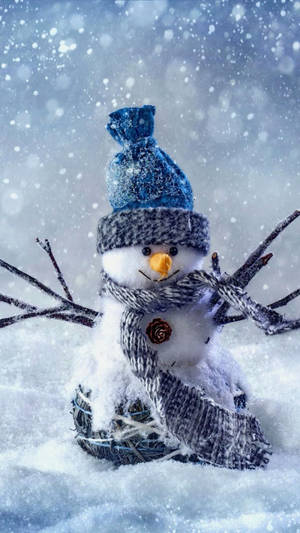 Enjoy Winter With This Cute Iphone Wallpaper