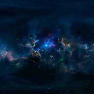 Enjoying A Peaceful Moment On The Sandy Beach With A Space Ipad Wallpaper