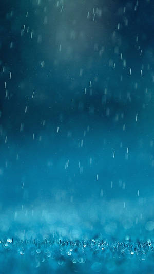 Enjoying A Summer Rainy Day With An Iphone Wallpaper