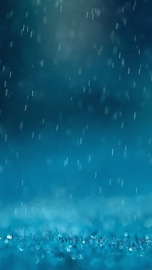 Enjoying A Summer Rainy Day With An Iphone Wallpaper