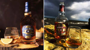 Enjoying Chivas Regal Whisky Wallpaper