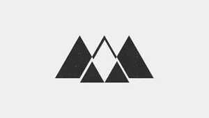 Enjoying The Peaceful Mountains In A Minimalist Setting Wallpaper