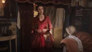 Enola Holmes London Dress Scene Wallpaper