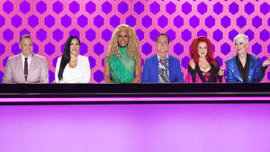Ensemble Of Contestants From Rupaul's Drag Race Season 9 Wallpaper