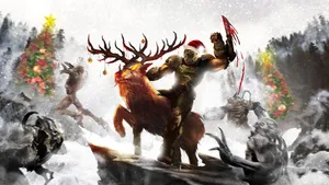 Enter A Visceral World Of Horror With Doom Eternal Wallpaper