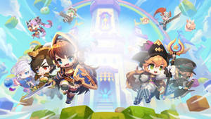 Enter The Immersive Fantasy World Of Maplestory 2 Wallpaper