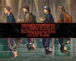 Enter The Upside Down And Uncover The Mysteries Of Stranger Things Wallpaper