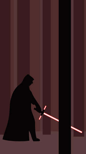 Enter The World Of The Star Wars Universe With Kylo Ren's Iphone Wallpaper