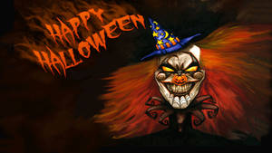 Enthralling Halloween Night Scene Wallpaper