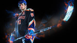 Enthralling New York Islanders In Action Wallpaper