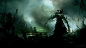 Epic Anime Demon Knight Wallpaper