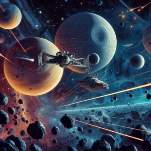 Epic Star Wars Space Battle Wallpaper
