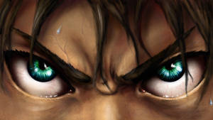 Eren Jaegar Of The Survey Corps From Attack On Titan Wallpaper