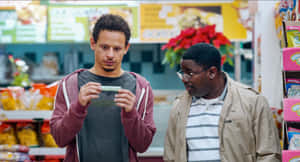 Eric Andre Grocery Store Scene Wallpaper