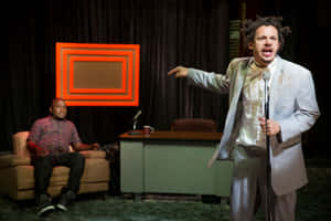 Eric Andre Show Comedic Performance Wallpaper