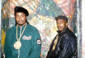 Eric B And Rakim American Rappers Portrait Wallpaper