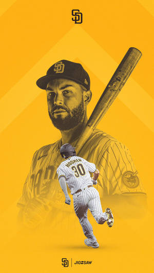 Eric Hosmer Yellow Poster Wallpaper