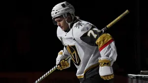 Erik Karlsson Vegas Golden Knights Poster Wallpaper
