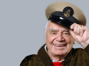 Ernest Borgnine Navy Chief Hat Wallpaper