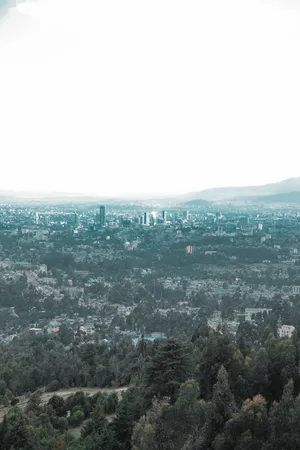 Ethiopia Addis Ababa Aerial View Wallpaper