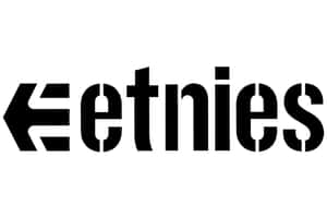 Etnies Logo On A White Background Wallpaper