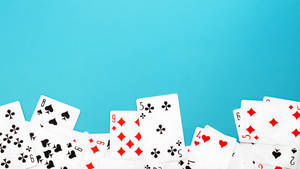 Euchre Playing Cards Blue Wallpaper