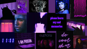 Euphoria Mood Board Wallpaper