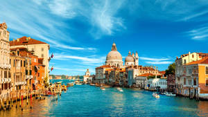 Europe Grand Canal Photograph Wallpaper