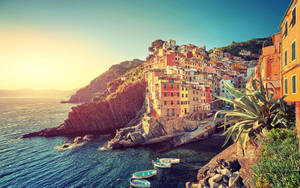 Europe's Cinque Terre Buildings Wallpaper