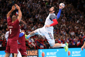 European Handball Match Wallpaper