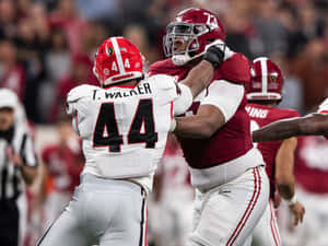 Evan Neal Giants Offensive Tackle Wallpaper