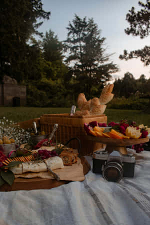 Evening Picnic Setup.jpg Wallpaper