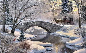 Evening Romance By Mark Keathley Snow 4k Wallpaper