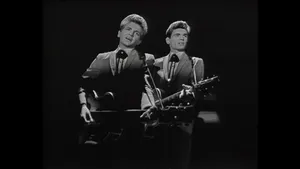Everly Brothers Performing In The Ed Sullivan Show Wallpaper