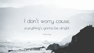 Everything's Gonna Be Okay Waves Wallpaper