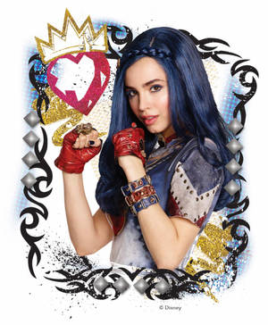 Evie Designed Photo Descendants Wallpaper