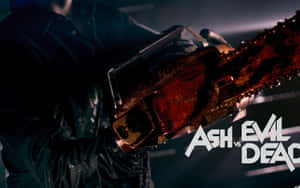 Evil Dead Chainsaw Closeup Wallpaper