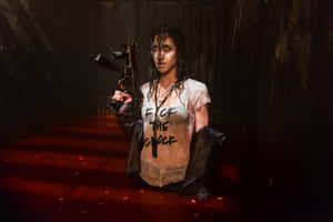 Evil Dead Kelly Blood Pool Wallpaper