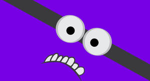 Evil Minion Staring Face Wallpaper