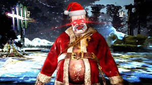 Evil Santa Clown Wallpaper