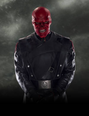 Evil Villain Red Skull Wallpaper