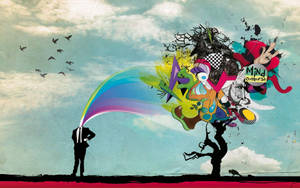 Evoking Wisdom Through Creativity Wallpaper