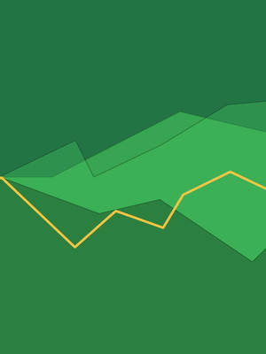 Excel Minimalist Line Graph Wallpaper