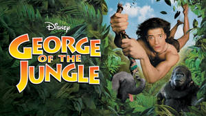 Exciting Adventure With George Of The Jungle Wallpaper