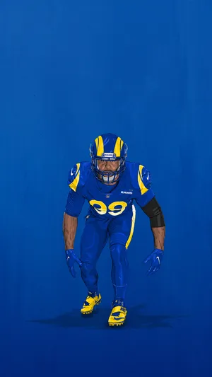 Exciting Los Angeles Rams Football Game Wallpaper