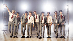 Exo In Uniforms Wallpaper