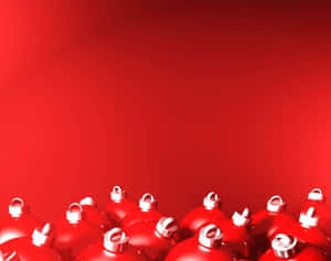 Experience A Red Aesthetic Christmas This Year. Wallpaper