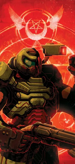 Experience Doom Eternal On Your Iphone Wallpaper